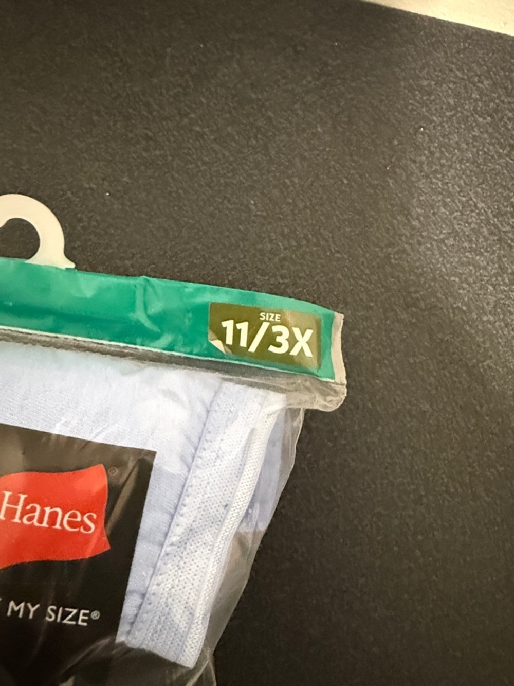 Hanes Cotton High-Rise Briefs - Lavender, Light Blue & Gray - 6 Pack - Picture 2 of 2